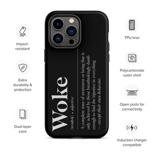 Woke - Definition — Tough Case for iPhone® Woke - Definition — Tough Case for iPhone®
