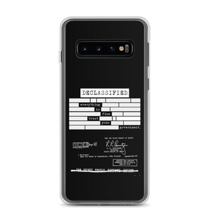 EVERYTHING IS FINE TRUST YOUR GOVERNMENT — Clear Case for Samsung® EVERYTHING IS FINE TRUST YOUR GOVERNMENT — Clear Case for Samsung®