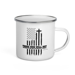 Those Who Will Not Be Ruled — Enamel Mug Those Who Will Not Be Ruled — Enamel Mug