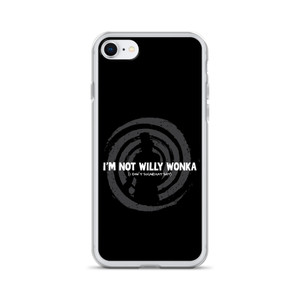 I'M NOT WILLY WONKA — I DON'T SUGAR COAT SHIT — Clear Case for iPhone® I'M NOT WILLY WONKA — I DON'T SUGAR COAT SHIT — Clear Case for iPhone®