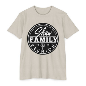 Shaw Reunion - 5 Generations - (60/40)Unisex CVC Jersey T-shirt Shaw Reunion - 5 Generations - (60/40)Unisex CVC Jersey T-shirt