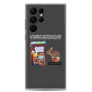 TAKE ALL THE MARSHMALLOWS OUT OF COCO PUFFS — Clear Case for Samsung® TAKE ALL THE MARSHMALLOWS OUT OF COCO PUFFS — Clear Case for Samsung®