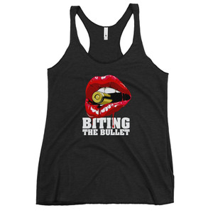 Biting The Bullet — Women's Racerback Tank