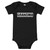 GRANDMA ALREADY SAID YES — Baby short sleeve one piece (wht design)