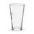Conspiracy Theorists vs. Experts — Shaker pint glass