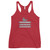 NEVER APPROACH A BULL FROM THE FRONT — Women's Racerback Tank