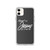 Raised On Jesus & Sweet Tea — Clear Case for iPhone® (dark)