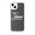 Raised On Jesus & Sweet Tea — Clear Case for iPhone® (dark)