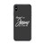 Raised On Jesus & Sweet Tea — Clear Case for iPhone® (dark)