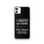 I Laughed So Hard Tears Ran Down My Legs — Clear Case for iPhone®