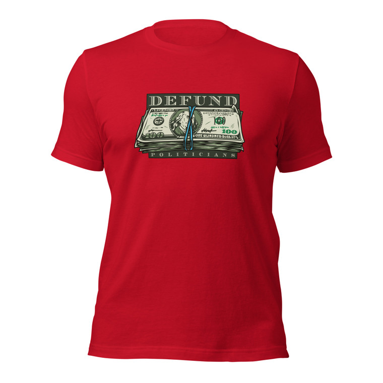 Defund Politicians (blk design)