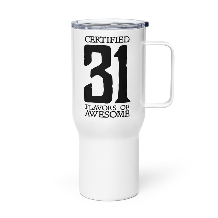 CERTIFIED 31-FLAVORS OF AWESOME — Metal Tumbler