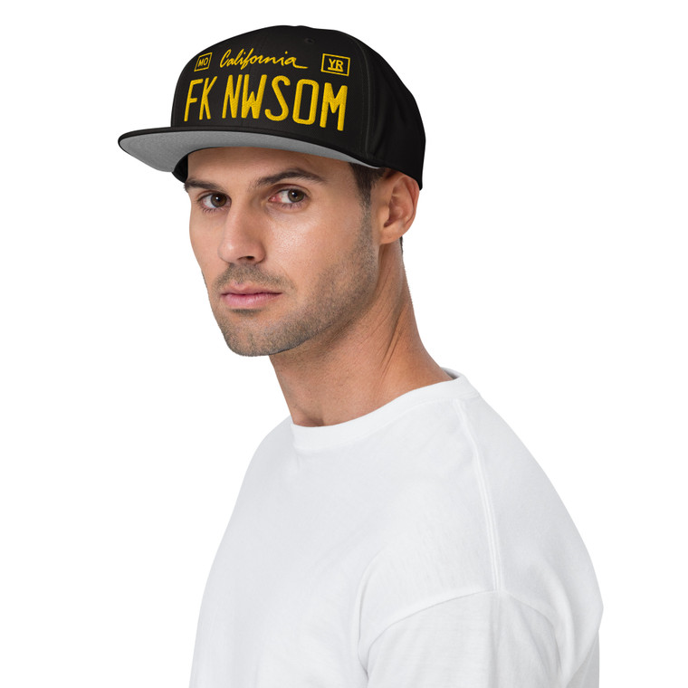 FK NWSOM - Baseball Snapback Hat (Flat Bill)