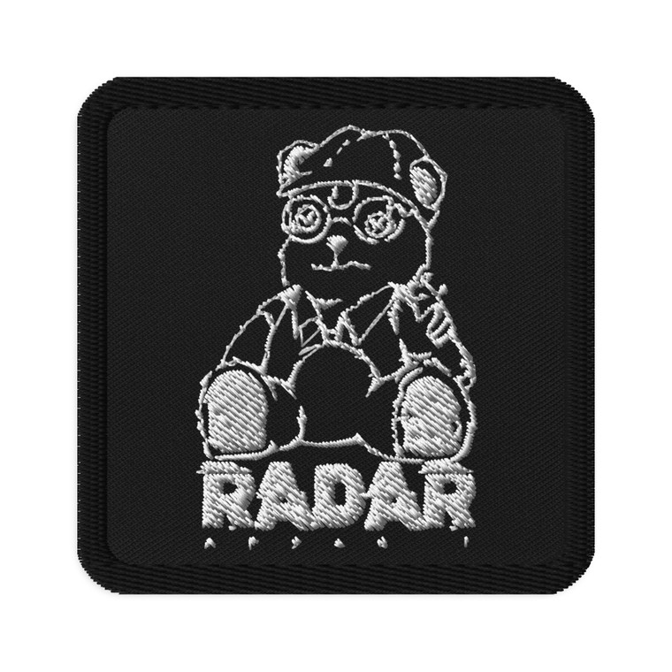 Radar Apparel Embroidered Patch - Square 3″×3″