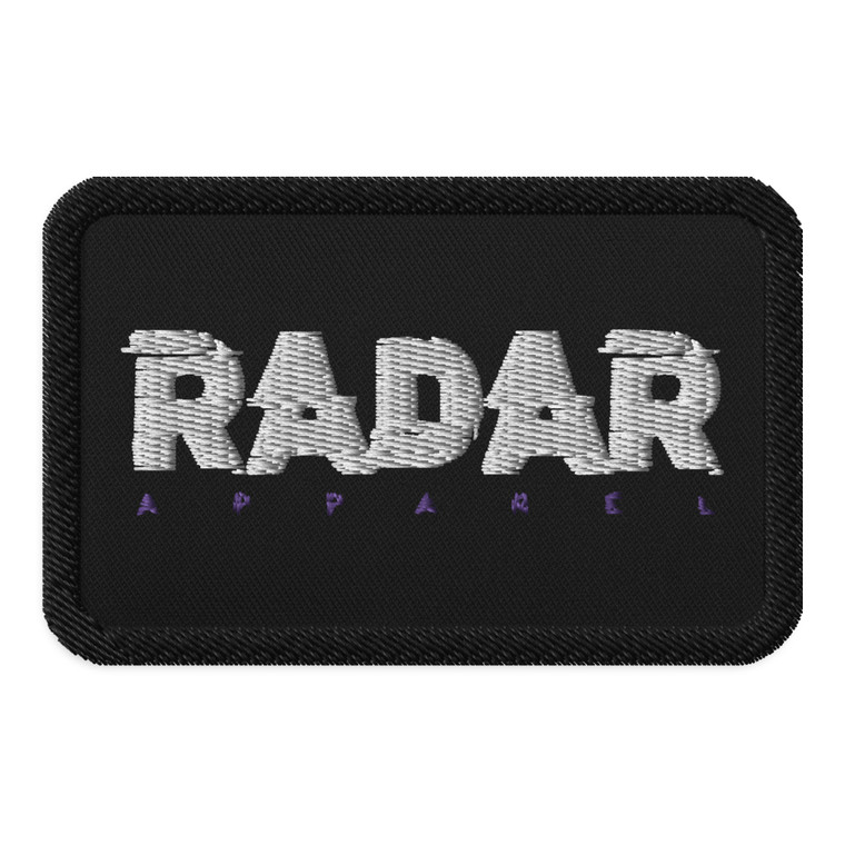 Radar Apparel — Embroidered Patch - Rectangle 3.5″×2.25″