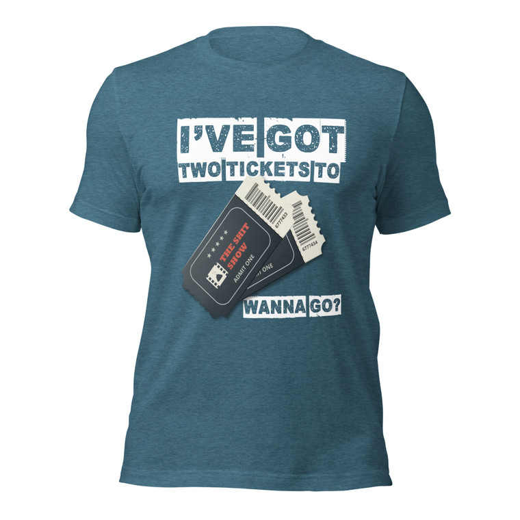 I've Got Two Tickets to the Shit Show [NSFW] (white design)