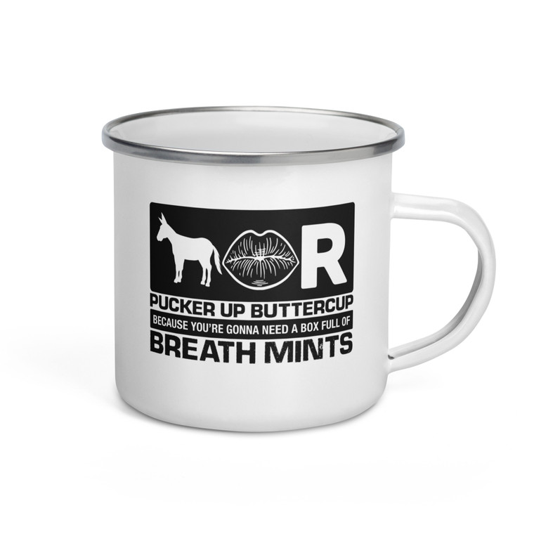 ASS KISS R - [NSFW] — Enamel Mug