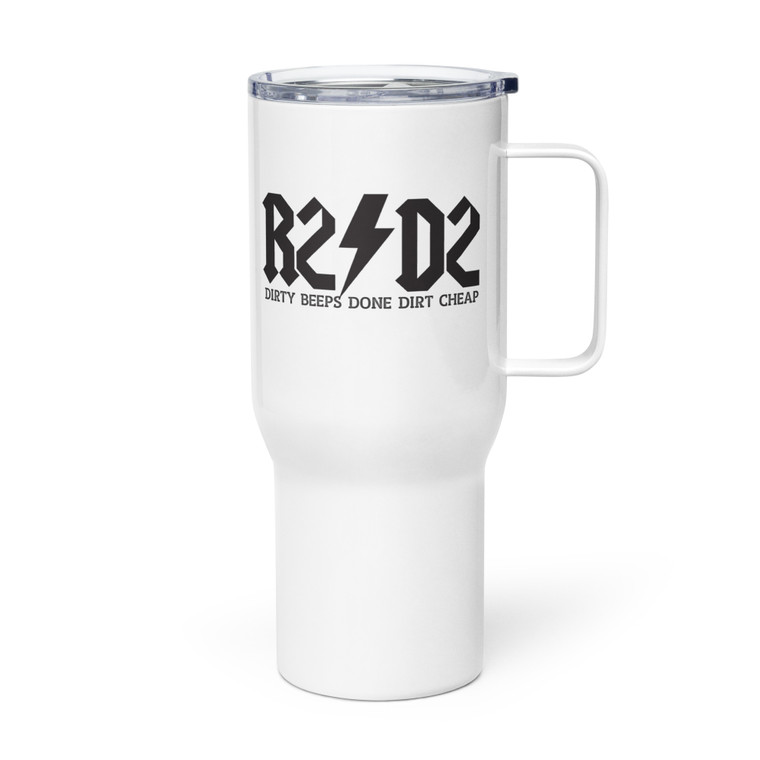 R2D2 - DIRTY BEEPS DONE DIRT CHEAP — Metal Tumbler