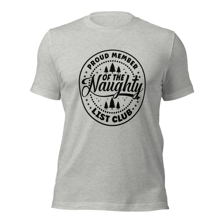 Proud Member of the Naughty List Club (blk design)