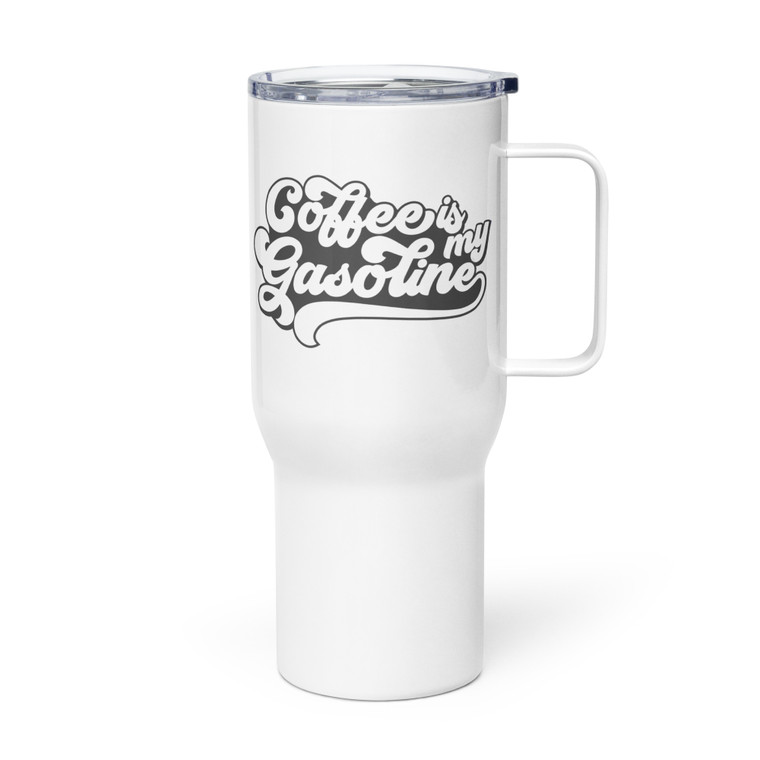 Coffee Is My Gasoline — Metal Tumbler