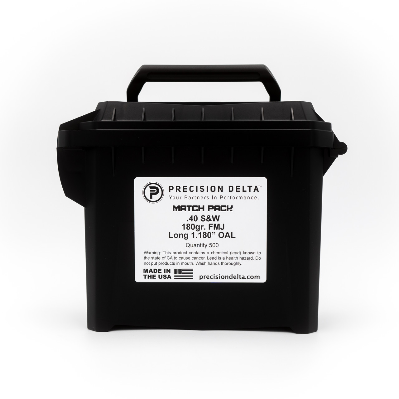 40S&W 180gr. FMJ-LONG-Remanufactured Ammo