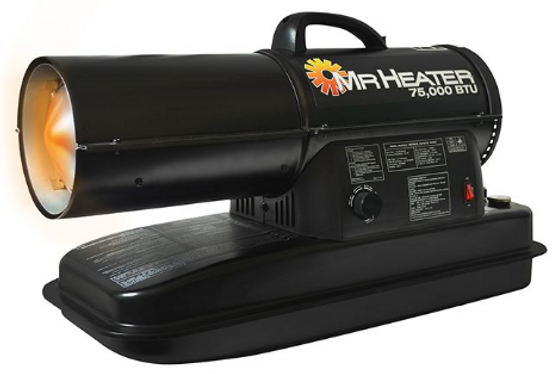 Mr Heater 75K BTU Kerosene Forced Air Heater -  MH75KTR