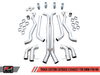 AWE Tuning Track Edition Cat-Back Exhaust for BMW F90 M5 - Diamond Black Tips