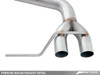 AWE Tuning Touring Edition Exhaust System for Porsche Macan S / GTS / Turbo - Chrome Silver 102mm Tips