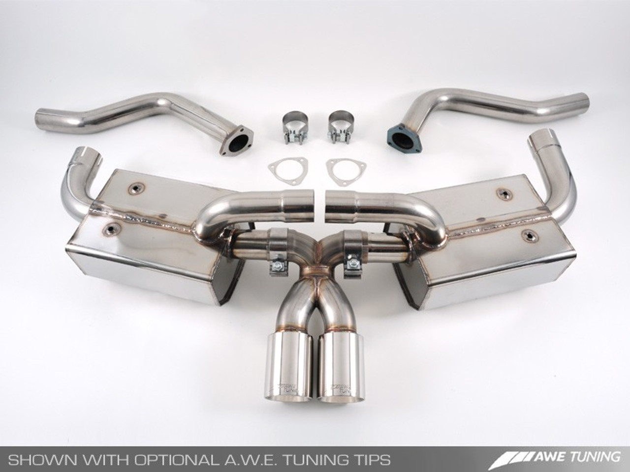 AWE Tuning Performance Muffler with Optional Tailpipe - Porsche 987