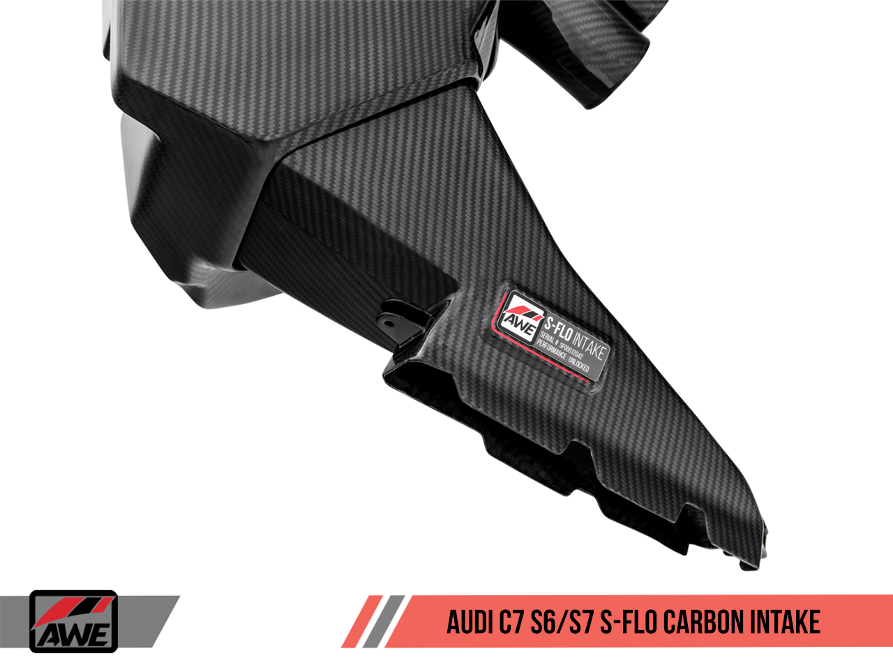 AWE Tuning S-FLO Carbon Fibre Intake Kit - S6 / S7 4.0TFSI