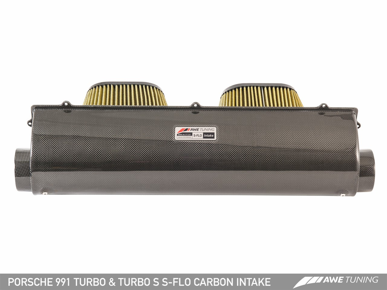 AWE Tuning S-FLO Carbon Fibre Intake kit - Porsche 991 Turbo & Turbo-S