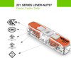 221-2401 Inline Lever  Nuts - 2 Conductor