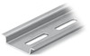 210-112 DIN Rail - steel carrier rail; 35 x 7.5 mm; 1 mm thick; 2 m long; slotted; according to EN 60715; Hole width 25 mm,  silver-colored
