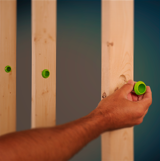 Inserting  EZ GUARD into a stud