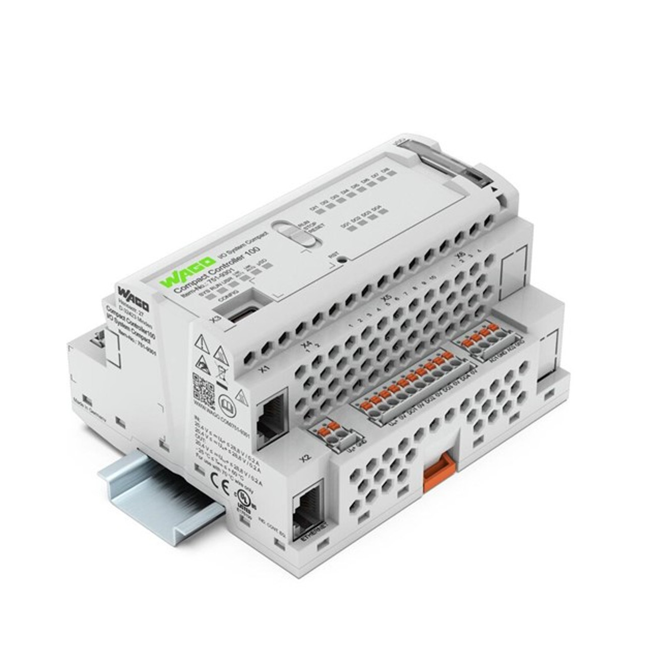 751-9301 Compact Controller 100, PLC Processor, LED, Analog 2 I/O, Digital 2I/P, 4 O/P, IP20