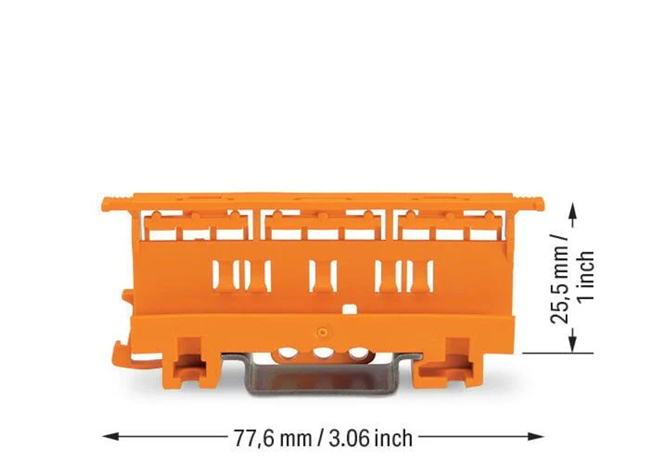 221-500 DIN rail Mounting Carrier=Package Quantity -  10