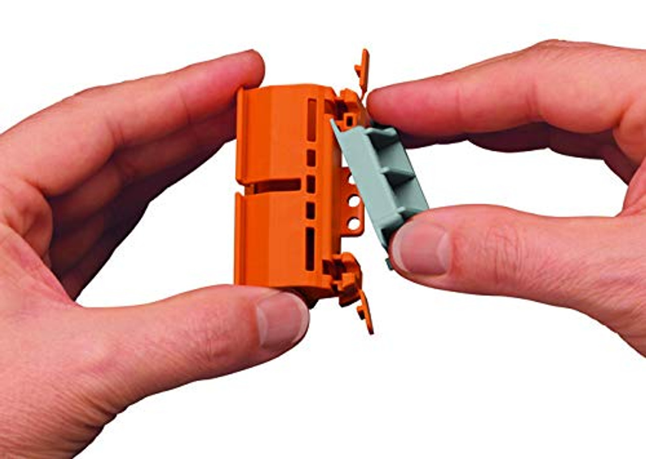 222-500 DIN rail Mounting Carrier snapping on attachment