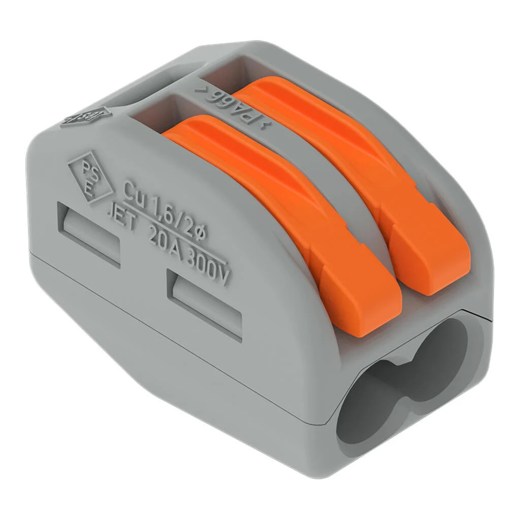 222-412 Lever-Nuts - 2 Ports 50pc box