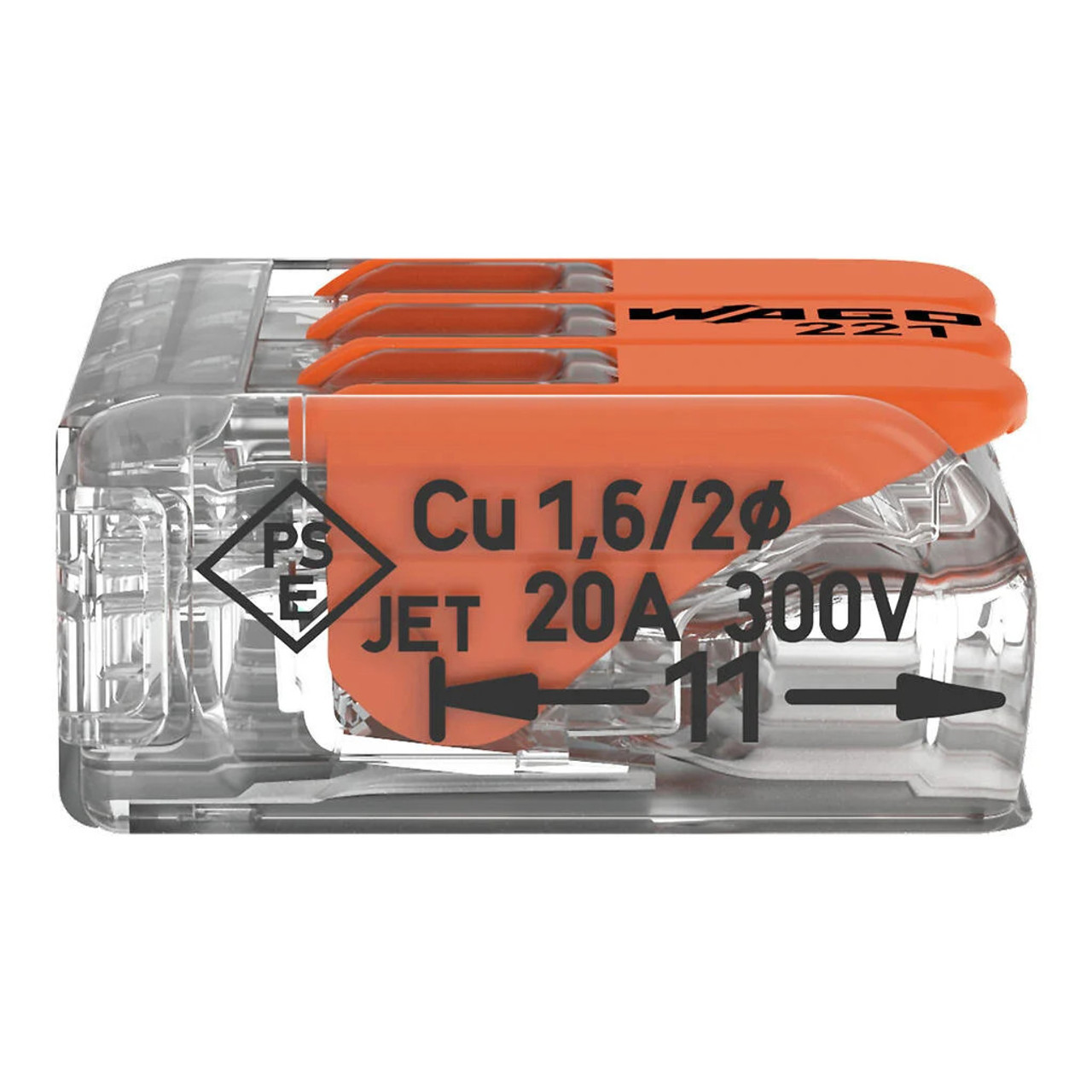 221-413 Lever Nuts - 3 Conductor