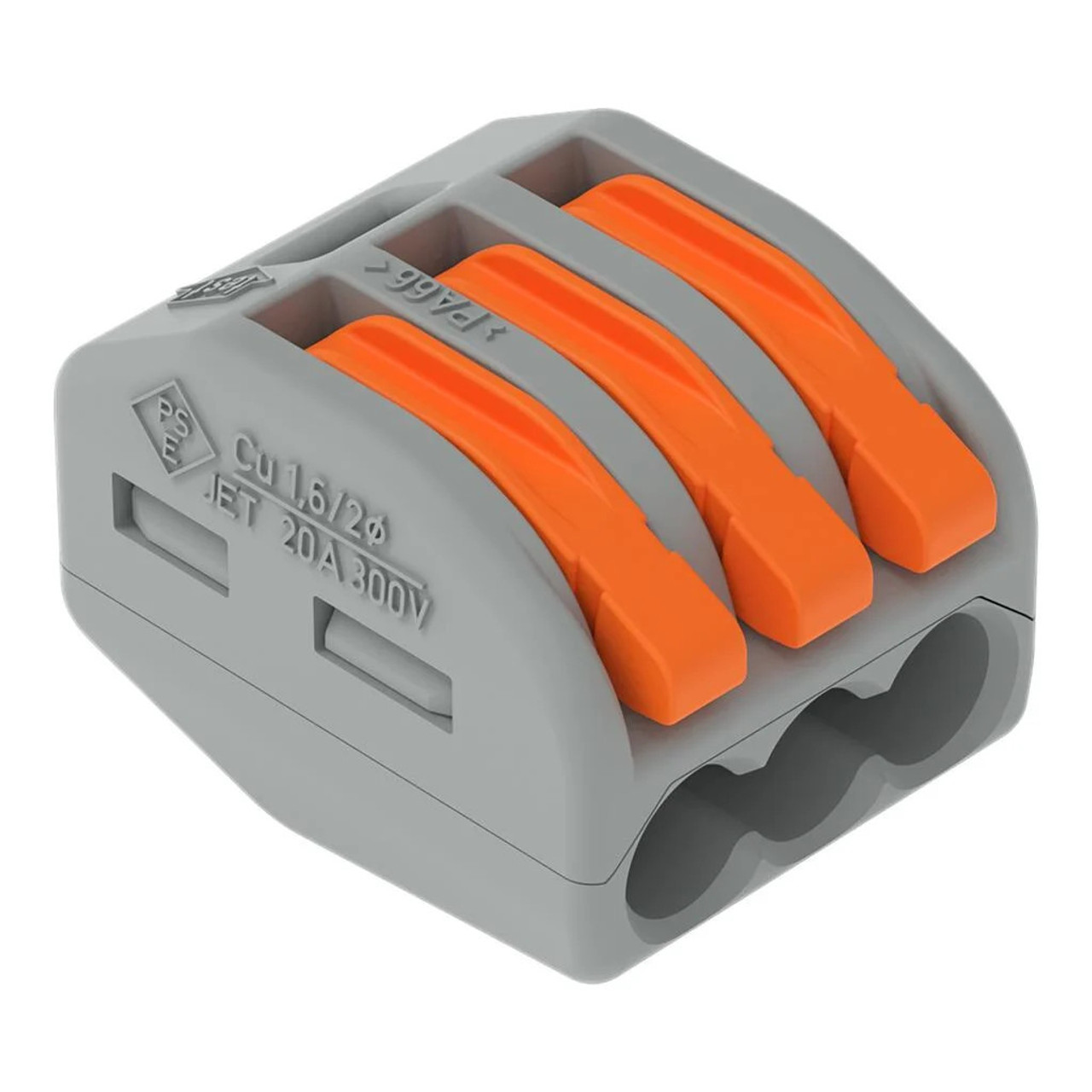 222-413 Splicing Connector with Levers - 3 Port