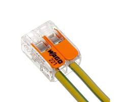 221-412 WAGO 75pc Jar Wire Connectors with Levers