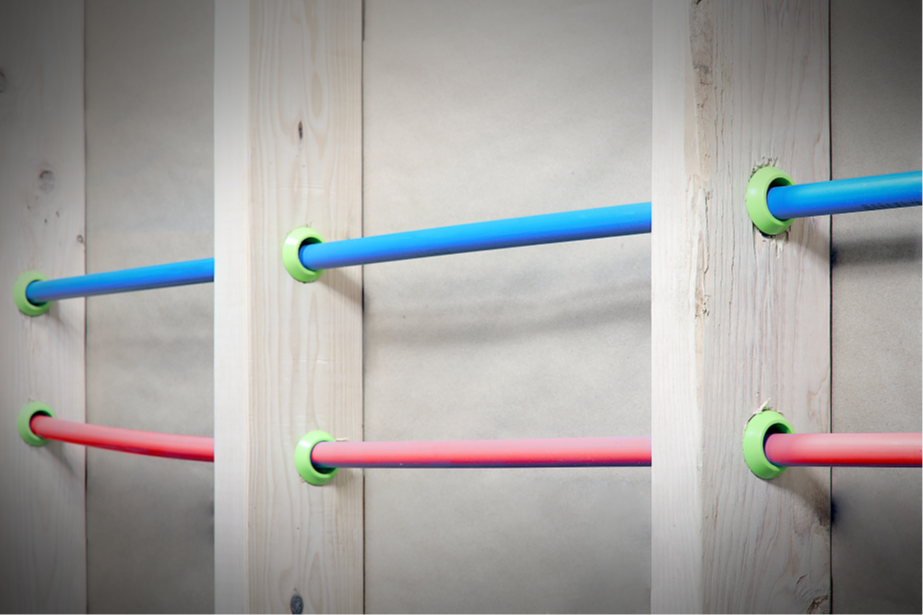 EZ Guards are a great way to protect your waterlines by running your pex tubing through them.