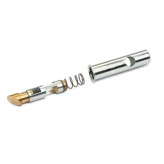 Trash Chute Tubular Latch Plunger - Silver