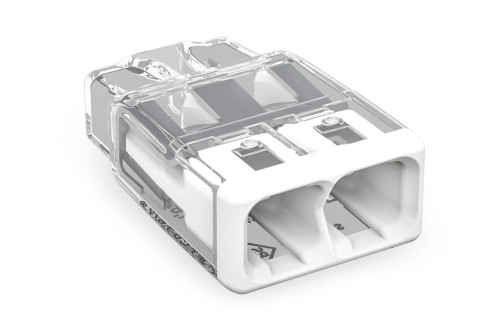 2773-402 Compact PUSHWIRE Connector - 2 Conductor