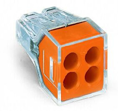 773-104 / 773-164 PUSH WIRE® Connector - 4 Port 773-104 / 773-164 PUSH WIRE® Connector - 4 Port