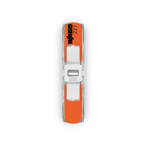 221-2401 Inline Splicing Connector with Lever top view