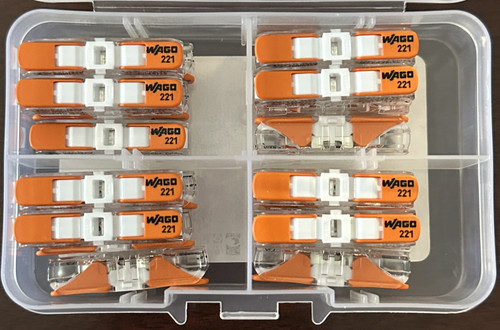 221-2401 WAGO Inline Splicing 20pc Connector Kit 221-2401 WAGO Inline Splicing 20pc Connector Kit