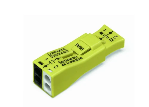 873-902 Luminaire Disconnect LED Wire Connector Front Side