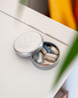 Travel Tin with Supplements