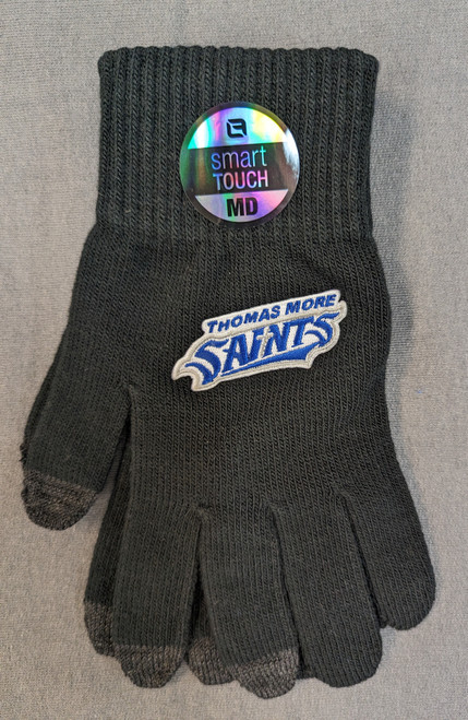 Black Logo Fit Saints Gloves
